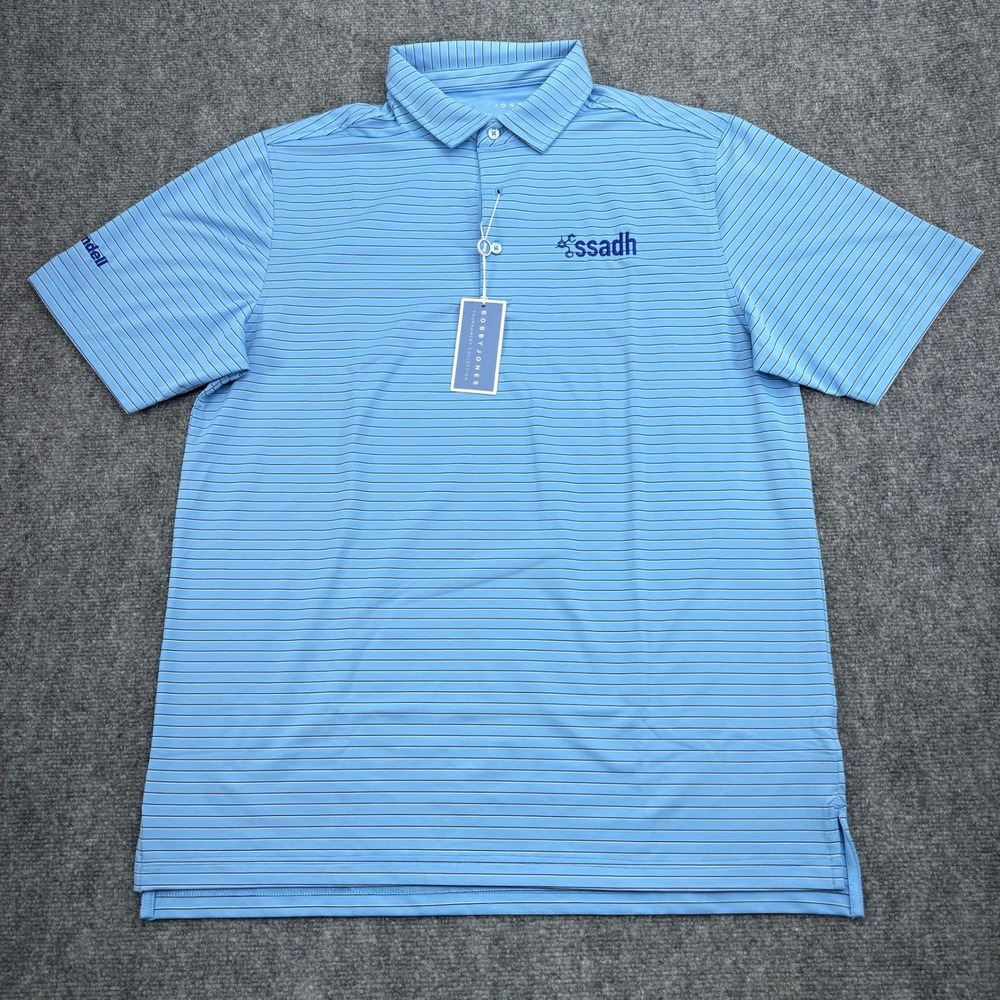 Bobby Jones Polo Shirt‎ Mens Large Tournament Collection Golf SSADH Arandell NEW